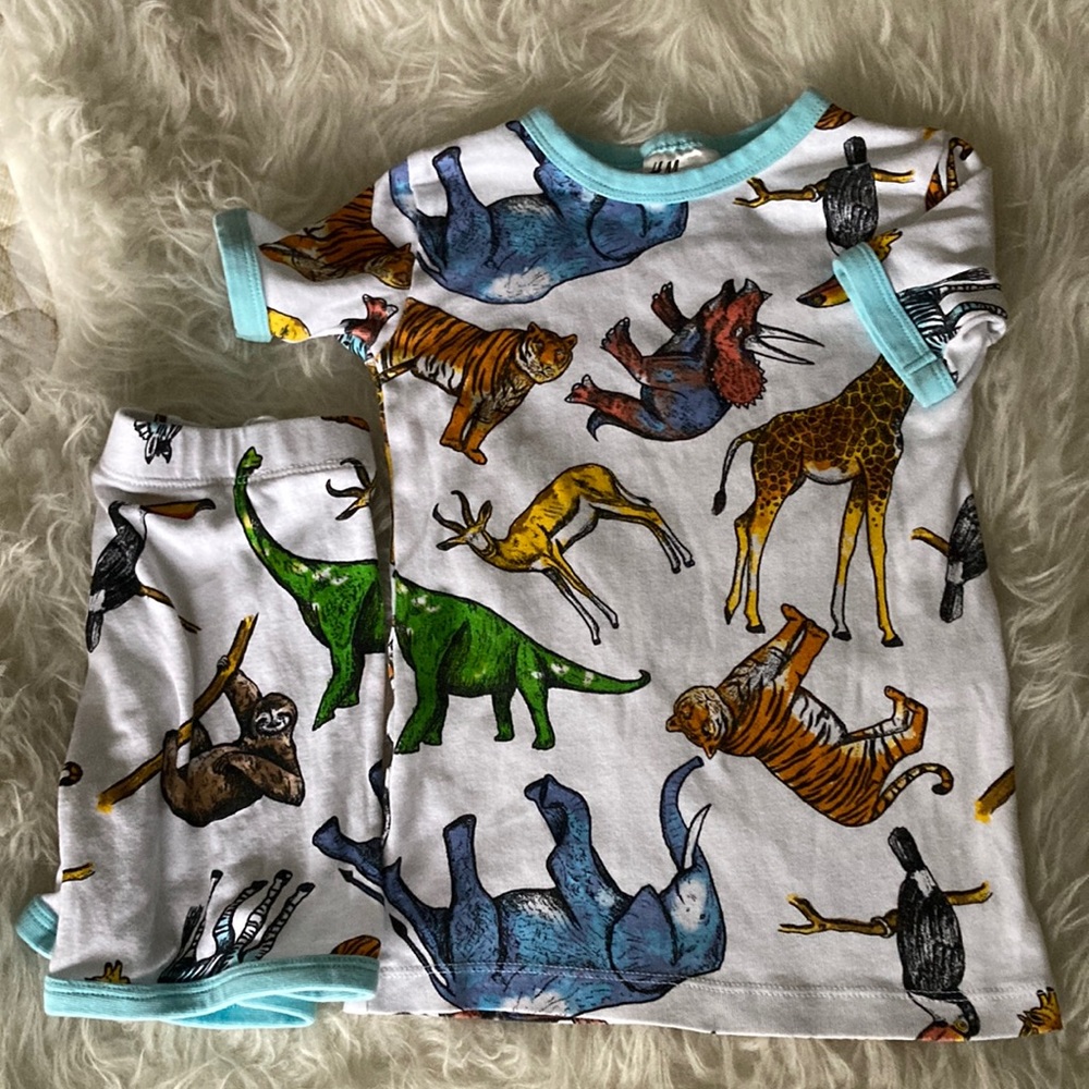 H&M Animal Pajamas- size 6